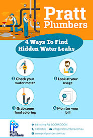 4 Ways To Find Hidden Water Leaks