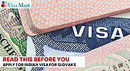Apply For Indian Visa For Slovaks
