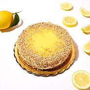 House made lemon cheesecake gelato cake - order now