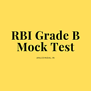 RBI Grade B Mock Test