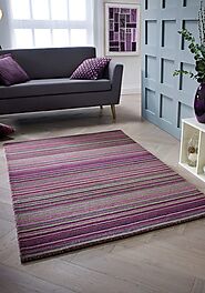 Carter Rug by Oriental Weavers in Berry Colour