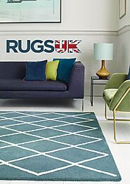 Albany Rug by Asiatic Carpets in Diamond Teal Design