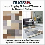 Lexus Rug by Oriental Weavers in Neutral Colour