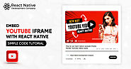 React Native YouTube Iframe Simple Code Tutorial