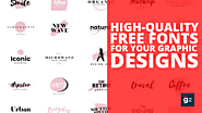 50 Fresh High-Quality Free Fonts For Your Graphic Designs