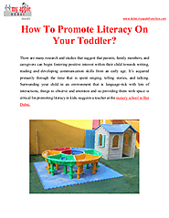 How To Promote Literacy On Your Toddler