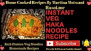 Instant Veg Hakka Noodles Recipe Rasoi.me - By Martina Motwani