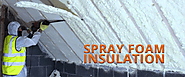 Spray foam insulation