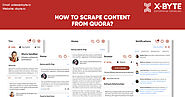 How to Scrape Content from Quora | Quora Data Scraping Services
