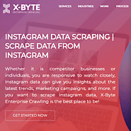 Instagram Data Scraping Services | Scrape followers, hashtags data from Instagram