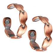 Set of Two - Cute Copper Magnetic Rings