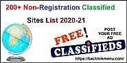 Best 200+ Free Non Registration Classifieds Sites List 2020-21 (Updated)