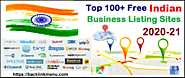 Top 100+ Free Business Listing Sites List in India 2020-21 (High DA & PA)