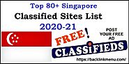 Top 80+ Singapore Classifieds Submission Sites List 2021