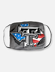 Texas Tech Red Raiders Face Mask With American Pride