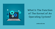 What is the function of the kernel of an operating system?