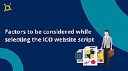 Factors to be considered while selecting the ICO website script | by Jacob Black | Sep, 2020 | Medium