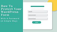 How To Protect Your WordPress Form With A Password (A Simple Way) – Telegraph