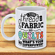 Personalized Quilting Inspired Mug