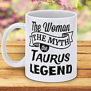The Woman, The Myth, The Taurus Legend Coffee Mug