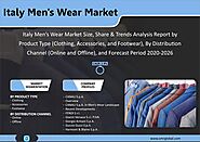 Italy Men’s Wear Market Size, Share, Analysis, Industry Report and Forecast 2020-2026