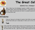 Cell Webquest: The Great Expedition, Crocodile Hunter Style