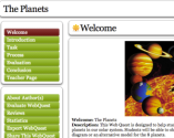 Solar System Webquest, A Model of the Planets Around the Sun