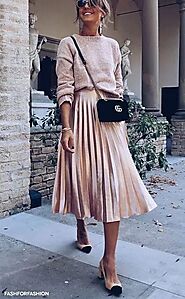 Beautiful Midi Skirt- Not too short
