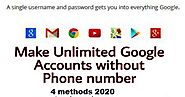 Make Unlimited Gmail Accounts without verification - Cyber Tech
