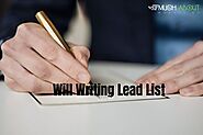 Will Writing Lead List | Will Writing Data