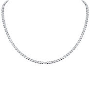 Diamond Eternity Necklace | Perfect Wedding Necklace | 3 Colors