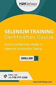 Selenium Online Training In Usa
