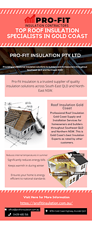 Top Roof Insulation Specialists in Gold Coast