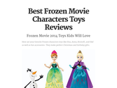 Best Frozen Movie Characters Toys Reviews
