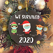 We Survived 2020 Tree Decorative Ornament