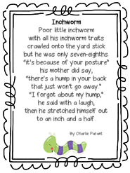 Inch Worm Poem