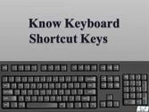 Different Types of Keyboard Shortcut Keys from Urgent Tech Help Pp..