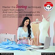Live Online Sewing Courses at Singer India