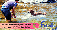 Emotional Support Animal Letter - Fast ESA Letter