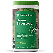 Amazing Grass Green Superfood: Super Greens Powder with Spirulina, Chlorella, Digestive Enzymes & Probiotics, Origina...