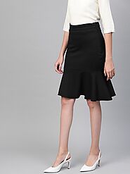 Formal Skirts For Women- Buy Women Formal Skirts Online In India At Runwayin