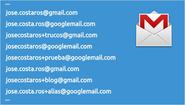 Múltiples direcciones de email en cada cuenta Gmail. josecostaros.es