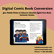 Digital interactive comic books publishing solutions