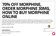 painmedsstore coupon | 70% off Morphine, Order morphine 3... | Couponler