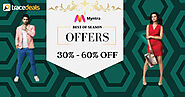 Myntra Coupons, Offers & Myntra Sale Today | September 24th, 2020 | Tracedeals