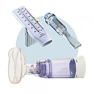 Набор из спейсера, пикфлоуметра и дыхательного тренажера на вдох () купить в Интернет-магазине Philips