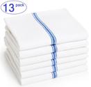 Liliane Collection Kitchen Dish Towels (13 Units) on Kitchen Towels (Size: 25" x 14") - Classic Tea Towels in White w...