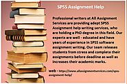 SPSS Assignment Help Online| allassignmentservices.com