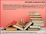 Take The Help Of Professional Writers For Your Affordable Assignments Help 