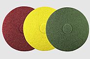 Floor polishing pads for achieving a quality finish on floor